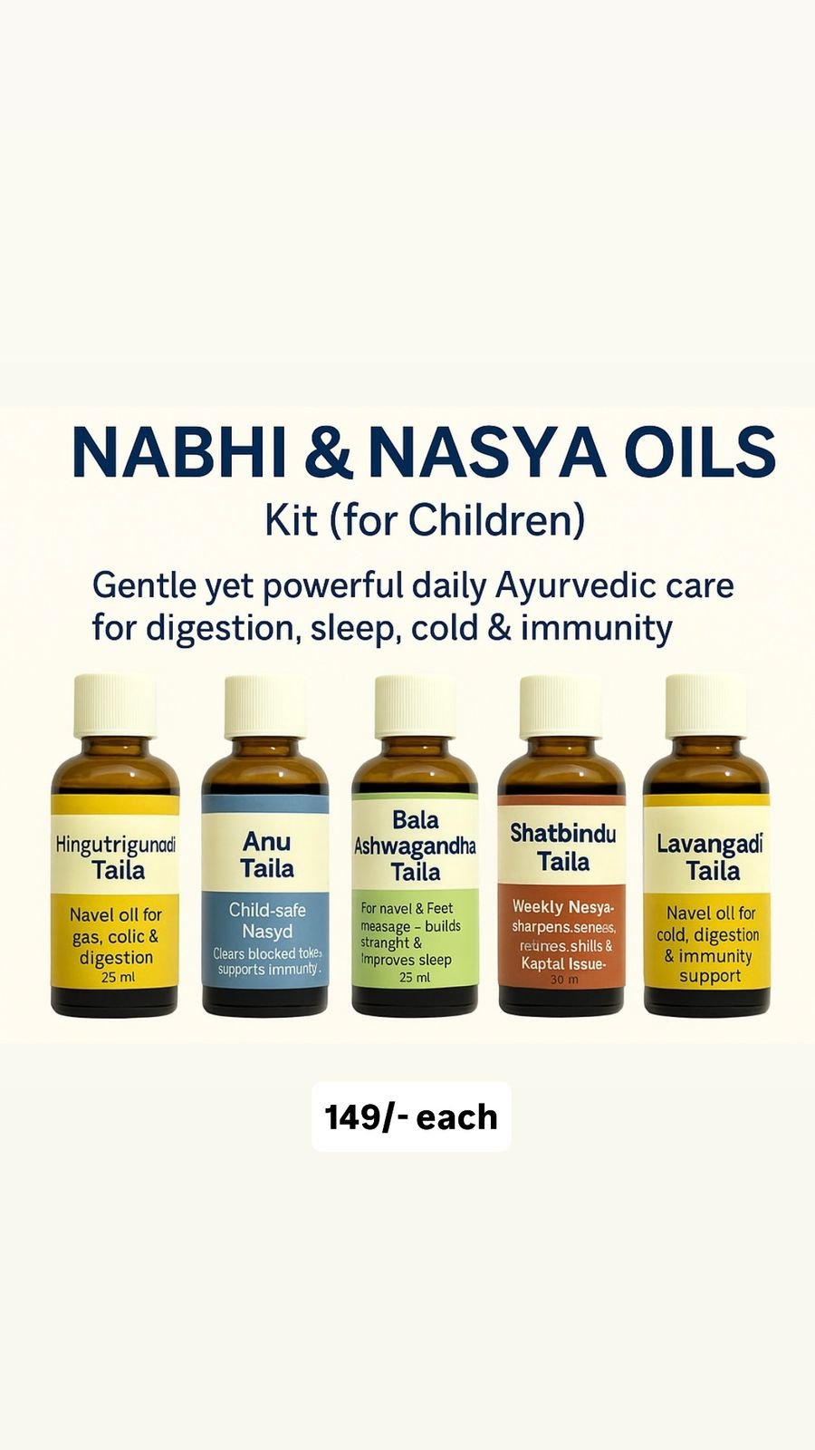 Nabhi and Nashya Oils Kit